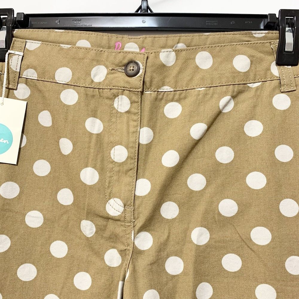Boden Shorts Brown White Polka Dots Womens US 16 UK 20 - Picture 4 of 11